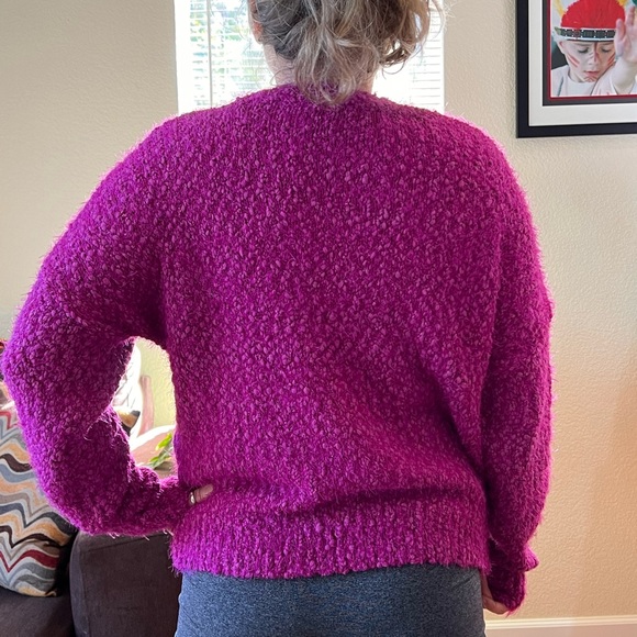 Magenta sweater, new - Picture 2 of 2